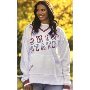 Ohio State Buckeyes Womens V-Neck Hoodie